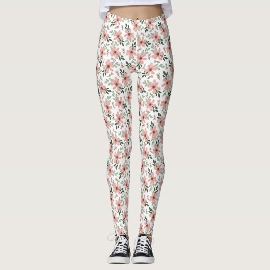 Leggings Les Fleurs Sont La Musique Du Sol (Devant)
