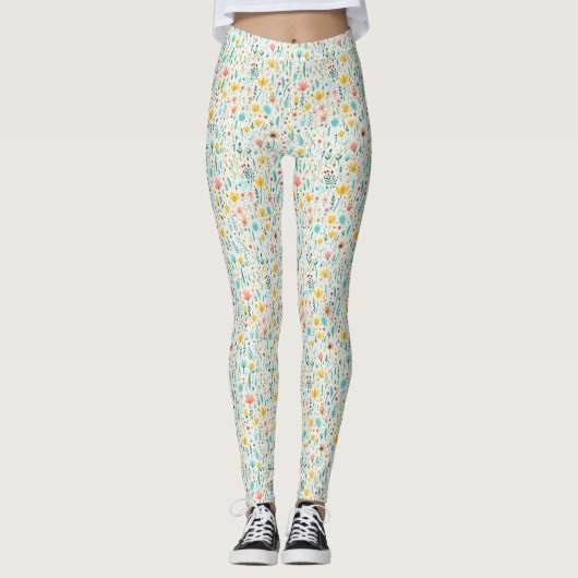 Leggings Les Fleurs Sont Les Baisers De La Terre (Devant)