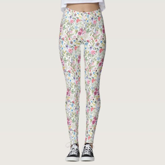 Leggings Les Fleurs Sont Les Mots De La Terre (Devant)