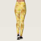 Leggings Les flocons de neige en or (Dos)