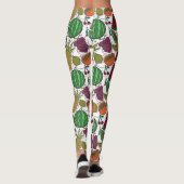 Leggings Les Fruits sautés | Fruit surface pattern 25 (Dos)