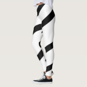 Leggings Les Grandes Tentures Modernes Blanches Noires (Gauche)