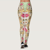 Leggings Les guêtres baroques florales des femmes (Dos)