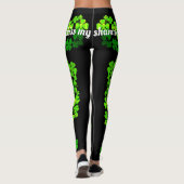 Leggings Les guêtres de Jour de la Saint Patrick embrassent (Dos)