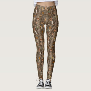 Leggings Les guêtres de la femme foncée de Camo