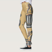 Leggings Les guêtres de tasse de café (Gauche)