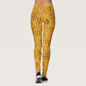 Leggings Les guêtres des femmes d'abeille de miel de nid (Dos)