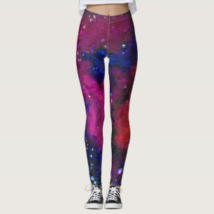 Leggings Les guêtres des femmes de galaxie de matière