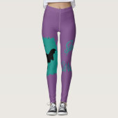 Leggings Les guêtres des femmes de guerrier de Spoonie (Devant)