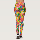 Leggings Les guêtres des femmes de Pâques de sucrerie de (Dos)