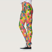 Leggings Les guêtres des femmes de Pâques de sucrerie de (Gauche)