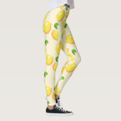 Leggings Les guêtres des femmes d'impression de citron (Droite)