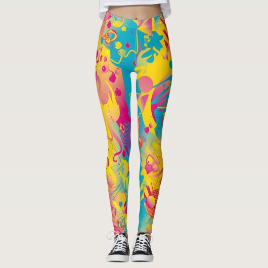 Leggings Les guêtres des femmes DJ-Modelées (Devant)