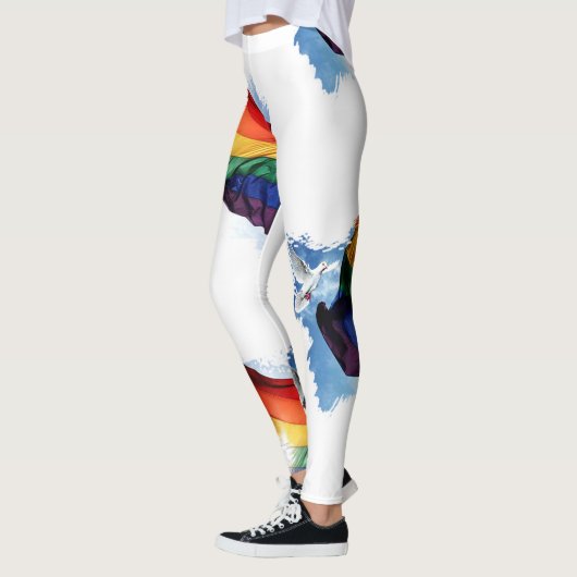 Leggings Les guêtres des femmes faites sur commande (Gauche)