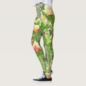Leggings Les guêtres des femmes - fleurs de figue de (Gauche)