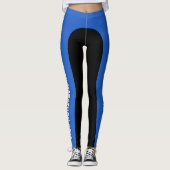 Leggings Les guêtres du marathonien personnalisable (Devant)