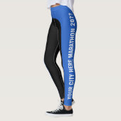 Leggings Les guêtres du marathonien personnalisable (Gauche)