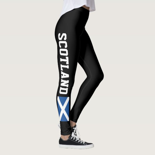 Leggings Les guêtres écossaises de drapeau pour la forme (Droite)