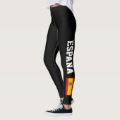 Leggings Les guêtres espagnoles de drapeau pour la forme (Gauche)