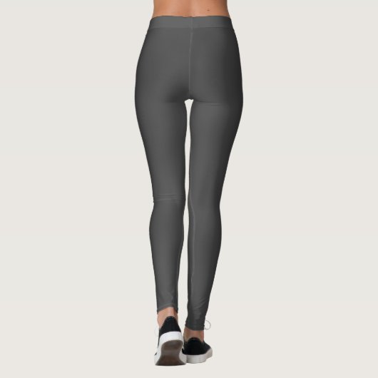 Leggings Les guêtres grises de forme physique pour des (Dos)