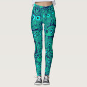 Leggings Les hiboux observe l'usage actif d'esprit de yoga (Devant)
