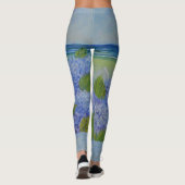 Leggings Les Hydrangées En Bord De Mer (Dos)