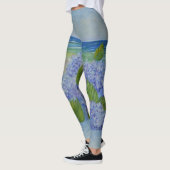 Leggings Les Hydrangées En Bord De Mer (Gauche)