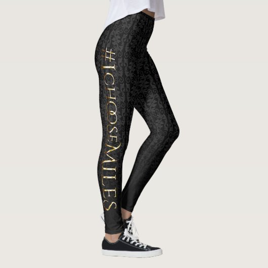 Leggings Les #iChooseMiles de journaux intimes de voile (Droite)