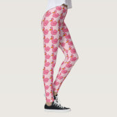 Leggings Les Jambes de Canards Roses (Droite)