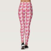 Leggings Les Jambes de Canards Roses (Dos)