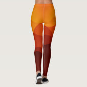 Leggings Les jambes des femmes du coucher du soleil (Dos)