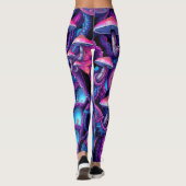 Leggings Les jambes des femmes psychédéliques (Dos)