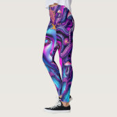 Leggings Les jambes des femmes psychédéliques (Gauche)