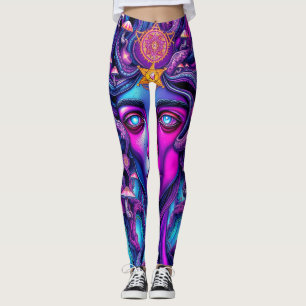 Leggings Les jambes des femmes psychédéliques