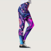 Leggings Les jambes des femmes psychédéliques (Droite)