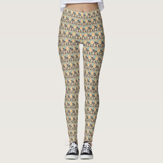 Leggings Les jambes des femmes surfeuses (Devant)
