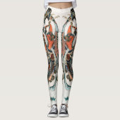 Leggings Les jambes japonaises de Hokusai - Cool (Devant)