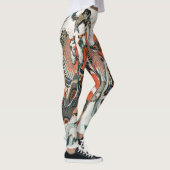 Leggings Les jambes japonaises de Hokusai - Cool (Droite)