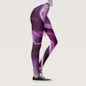 LEGGINGS LES JEUNES FEMMES PLAIGNENT PURPLE (Droite)