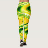 Leggings Les jonquilles tortueuses...... (Dos)