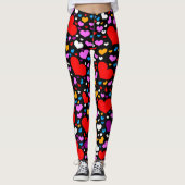 Leggings Les légendes de la Saint-Valentin; Venir et partir (Devant)