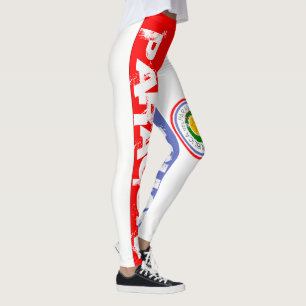 LEGGINGS LES LÉGUMES DU DRAPEAU DU PARAGUAY ONT UN ACD