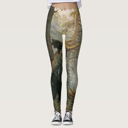 Leggings Les légumineuses d'art de la Forêt de Chiskine (Devant)