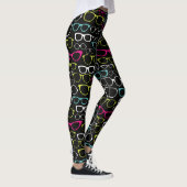 Leggings Les lunettes en verre ont modelé le noir de (Droite)