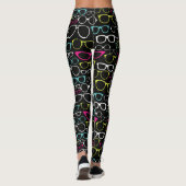 Leggings Les lunettes en verre ont modelé le noir de (Dos)