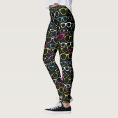 Leggings Les lunettes en verre ont modelé le noir de (Gauche)