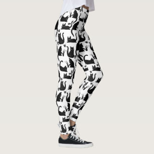 Leggings Les mauvais chats frappent des trucs sur