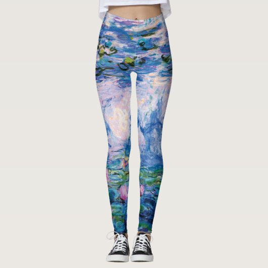 Leggings Les nénuphars de Monet (Devant)