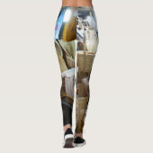 Leggings Les paniers d'un magasin de cuisine créent des cou (Dos)