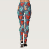 Leggings Les papillons Doodle (Dos)